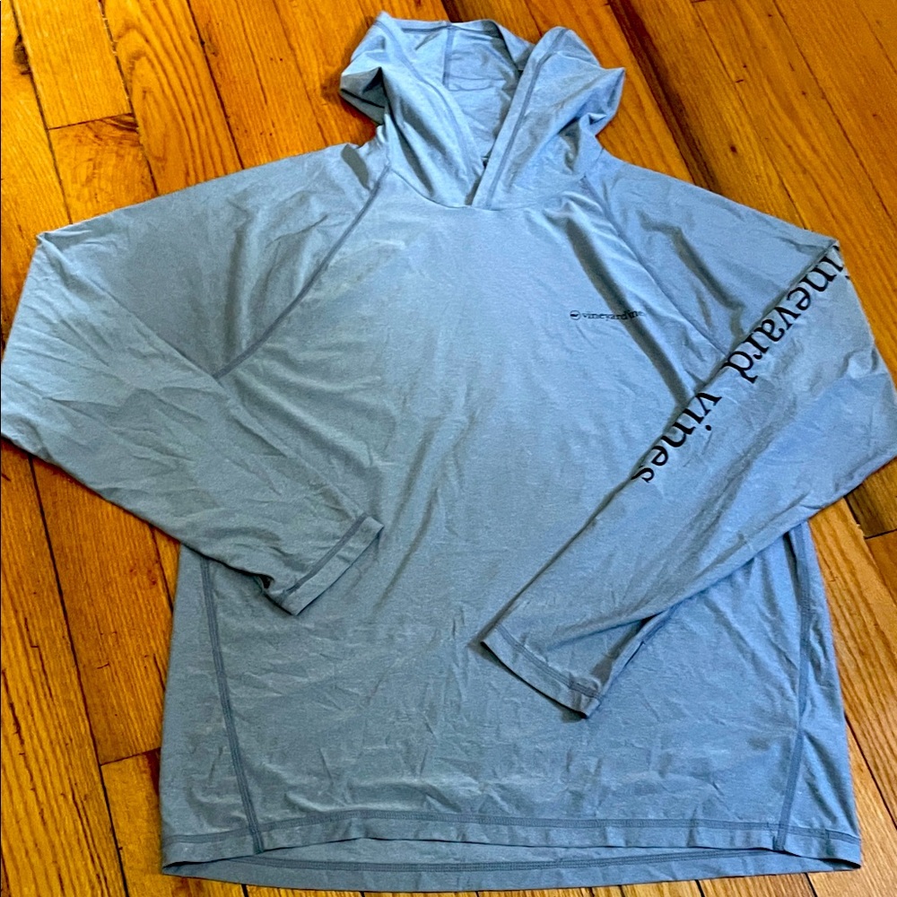 Vineyard Vines Men's Light Gray Hoodie